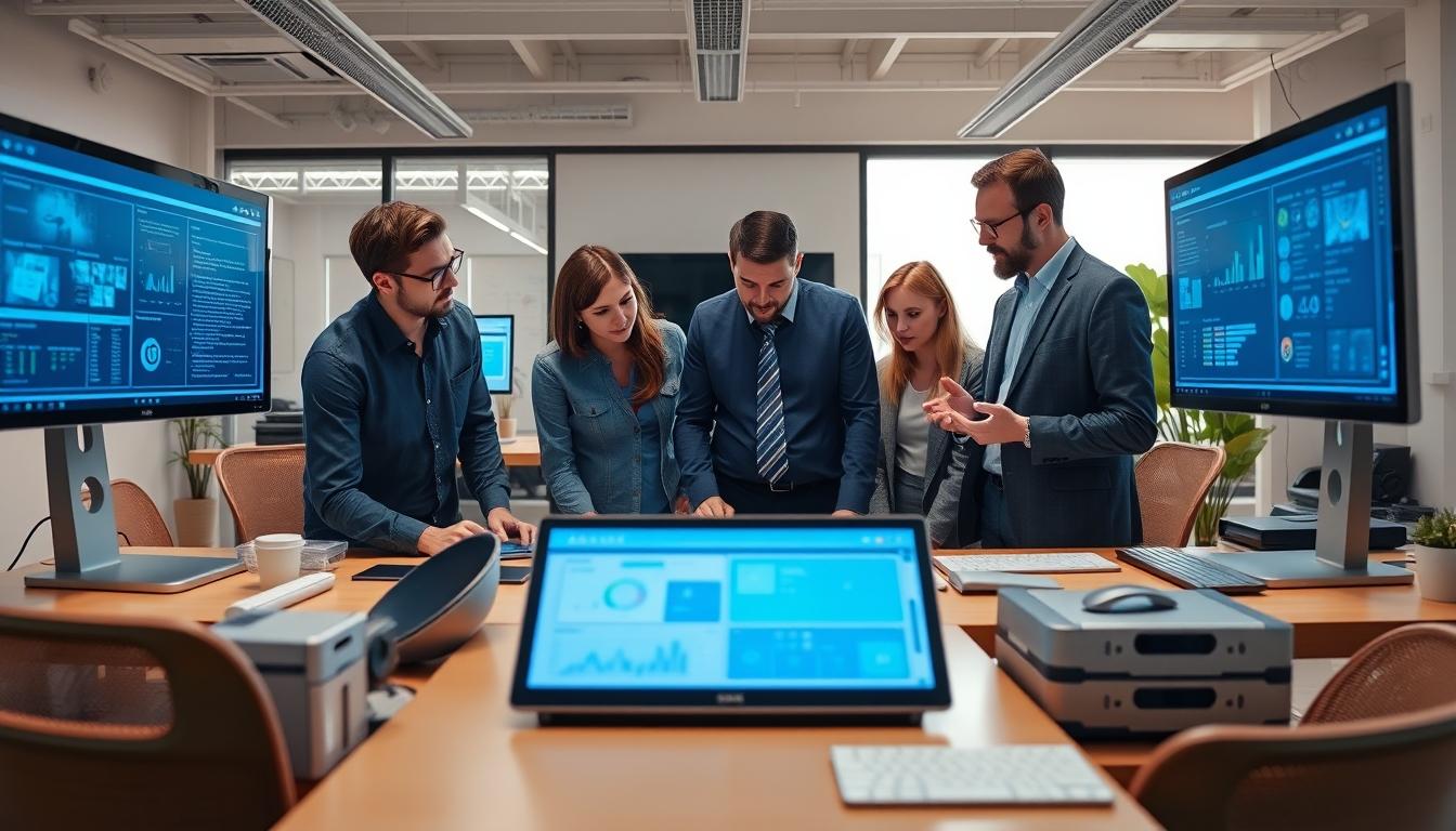 Business software planning session